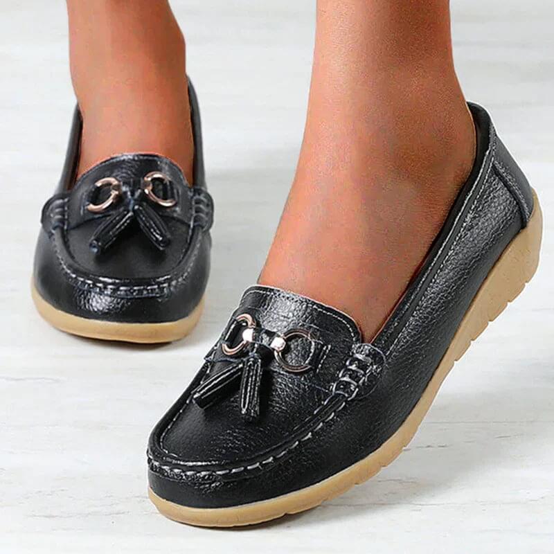 Orthopedic Leather Moccasin | Monq