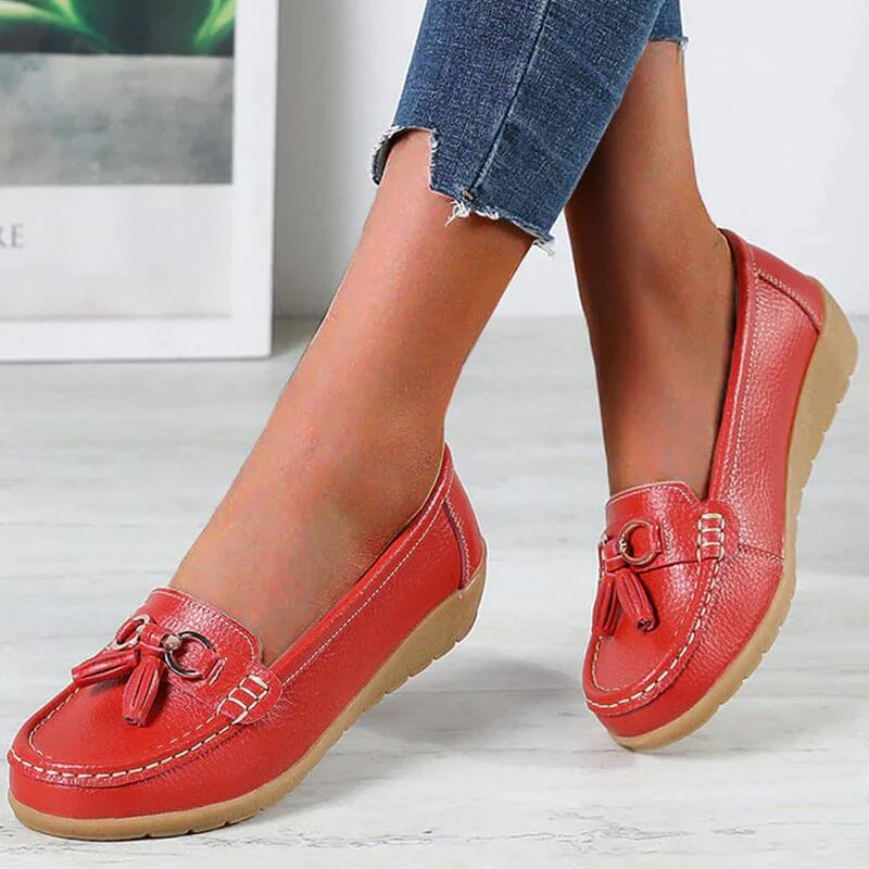 Orthopedic Leather Moccasin | Monq